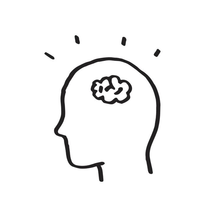 Illustration symbolizing reduced cognitive load